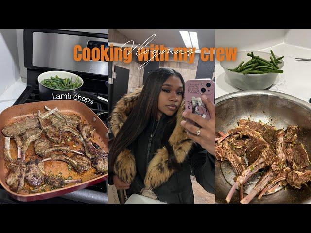 MINI VLOG HOW TO COOK LAMB CHOPS | vlogmas, errands, maintenance vlog, cooking