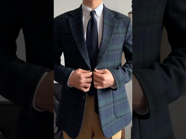 Black watch jacket styling #남자코디 #남자패션 #데일리룩 #코디 #코디추천 #패션 #남자겨울코디 #자켓 #자켓추천 #자켓코디 #남자쇼핑몰 #쇼핑몰