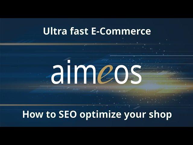 Aimeos - How to improve SEO for products and categories in your online shop