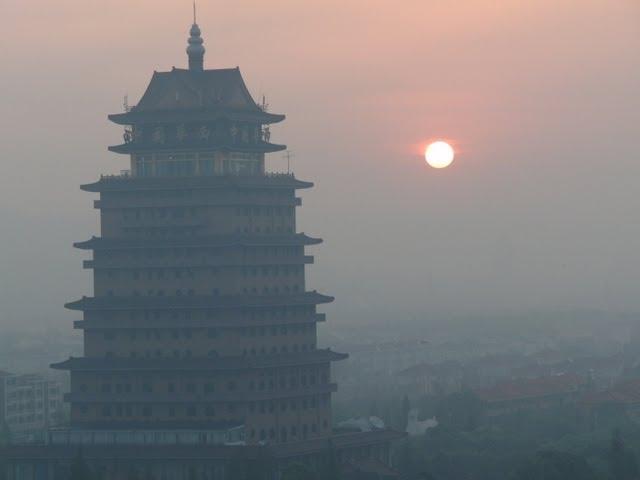 деревня Хуаси, деревня миллионеров, Китай, Village of Huaxi, China, Chinese millionaires, Aerotower