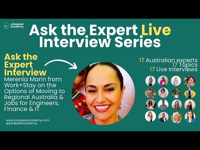 Ask the Exert, Merenia Marin from Work+Stay on Living & Working in Regional Australia