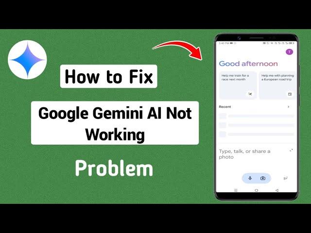 How to Fix Google Gemini Ai Not Working | Google Gemini Ai Not Working Problem