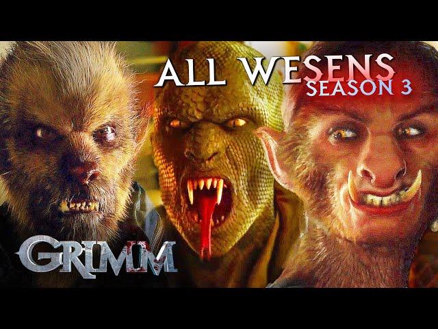 ALL the Wesen Creatures From Season 3 | Grimm