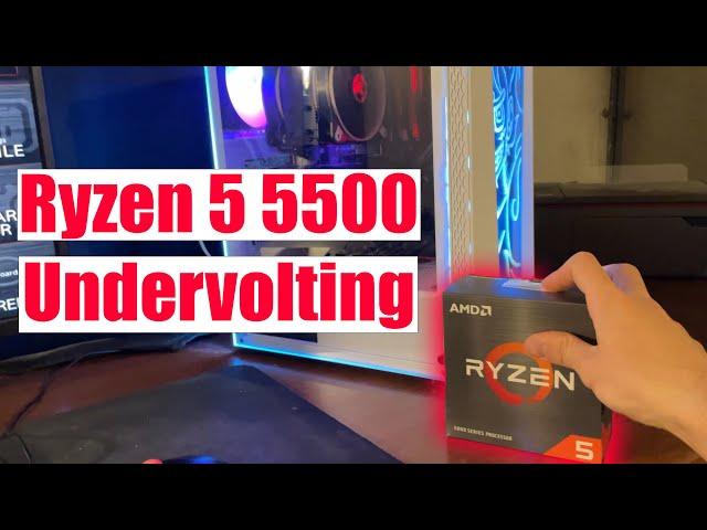 Undervolt your Ryzen 5 5500 for more FPS and Lower Temperature!