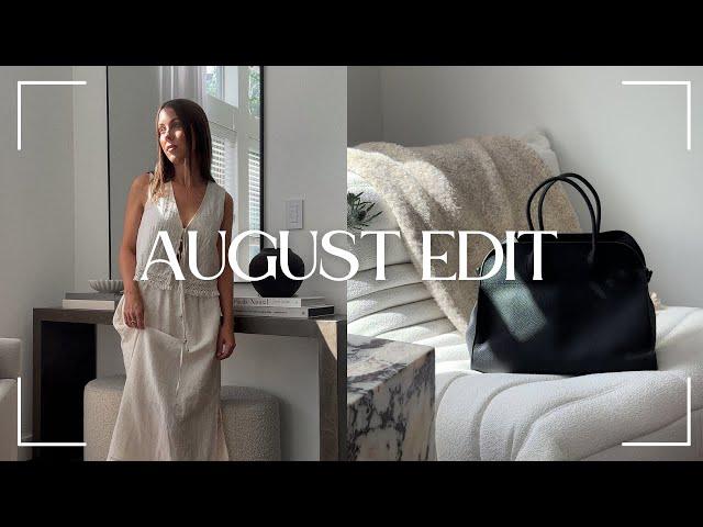 AUGUST EDIT | luxury, clothing, book & home monthly favorites