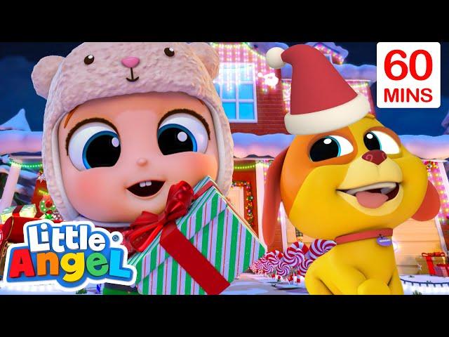 Bingo & Baby John's Best Christmas|Bingo and Baby John| Little Angel Nursery Rhymes and Kids Songs