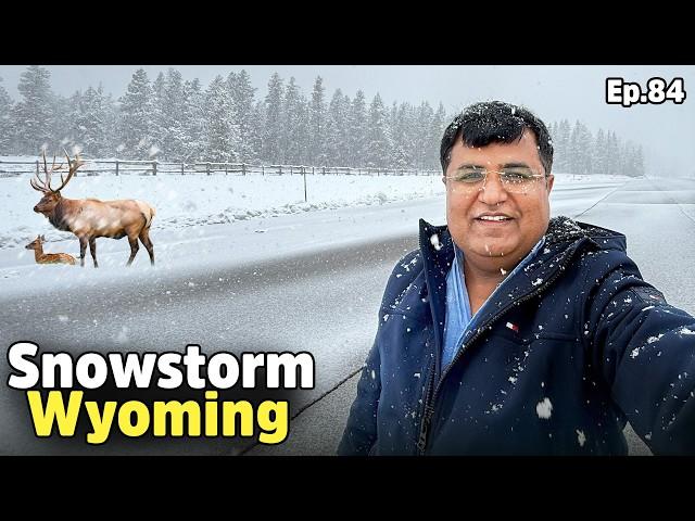Shocking Beauty of WYOMING  Snowstorm & 3 Idiot Film Lake Ep.84