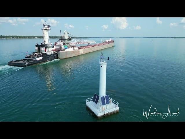 RAND LOGISTICS TUG VICTORY AND BARGE MAUMEE LIVINGSTONE CHANNEL