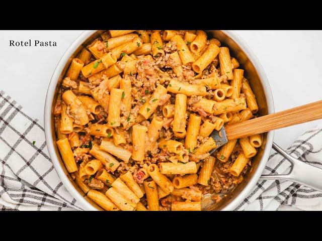 Rotel Pasta With Ground Beef