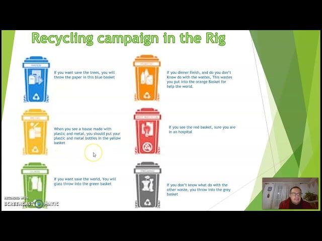 Recycling campaign in the Rig Daniel Monroy