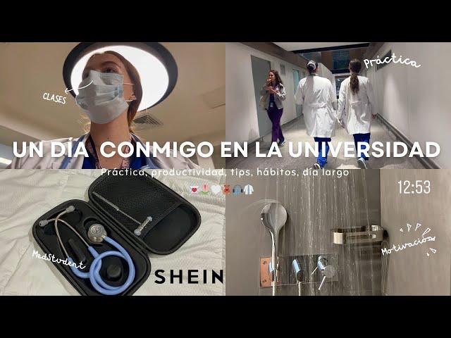 UN DÍA CONMIGO EN LA UNIVERSIDAD + Práctica| Haul de SHEIN, tips, lifestyle, productividad, hábitos