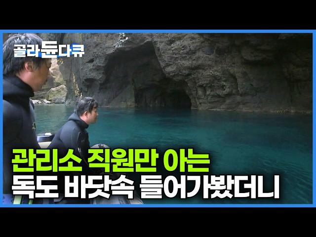 The true appearance of Dokdo as seen from the sea, not from the sky