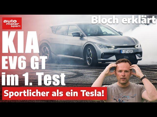 Kia EV6 GT: Handling, 0-100, Drift und Drag Race gegen Malmedie | Bloch erklärt #191