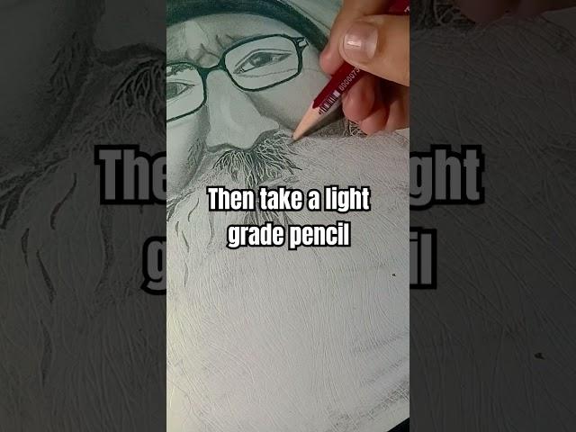 How to Sketch a Beard of a Old Man