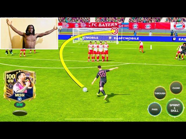 TOTS Messi with 103 FREE-KICK is UNSTOPPABLE - FC MOBILE