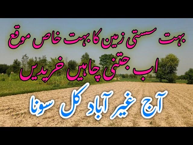 غیر آباد بہت سستی زرعی زمین برائے فروختUninhabited very affordable agricultural land for sale #viral