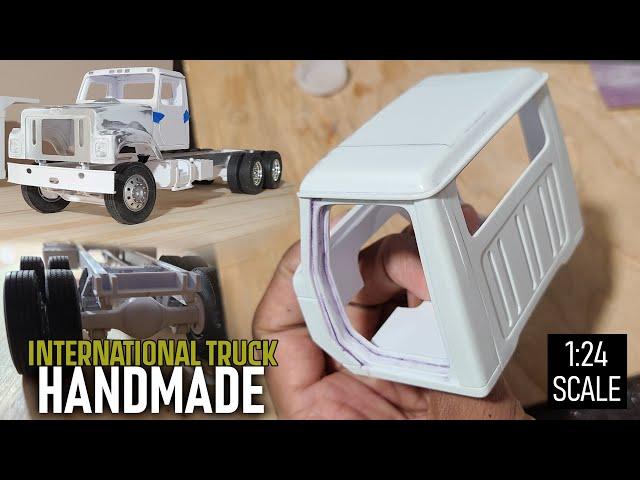 HANDMADE INTERNATIONAL Truck |Styrene Plastic | PT.1 [Cab Construction]