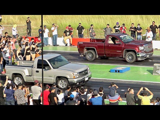 Sierra Supercharger Nitro vs Cheyenne Procharger | ARRANCONES AUTÓDROMO CULIACÁN | DRAG RACING