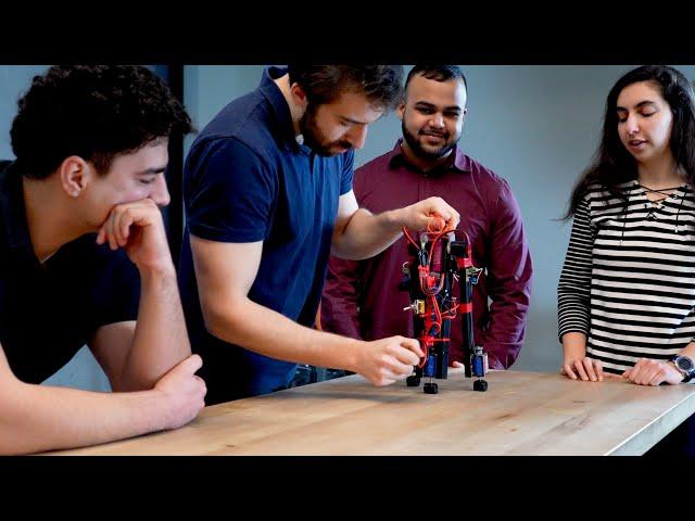 Undergraduate Project Showcase: ECE Students Build a Walking Acrobot