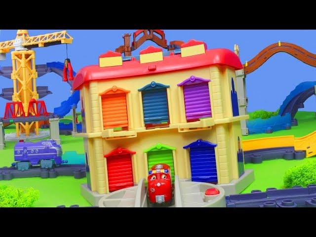 Chuggington: Roundhouse Lokschuppen für Züge Wilson & Bastian | StackTrack Zug für Kinder