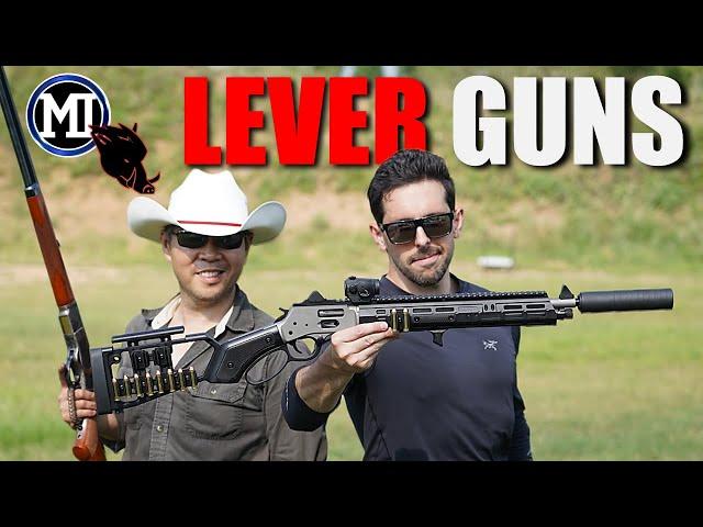 Lever Actions: Old School vs Space Age [MADPIG vs Mod. 1873] Range Talk