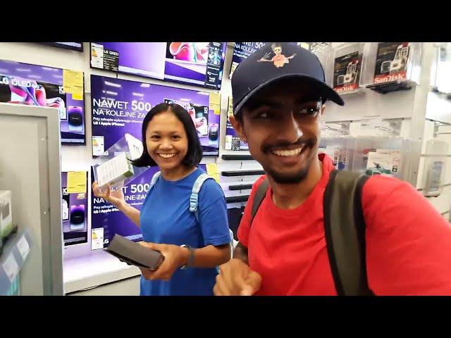 Market With Philippines Girl In Poland | Gorkhey Vlog 309 | Prawesh Upreti