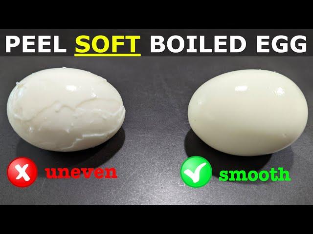 How to peel soft boiled egg, NOT with a spoon | Debunking egg peeling “hacks”