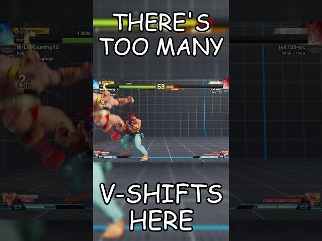TOO MANY V-SHIFTS!!! #mrleegaming12 #shortsvideo #streetfighter #fgc #danhibiki