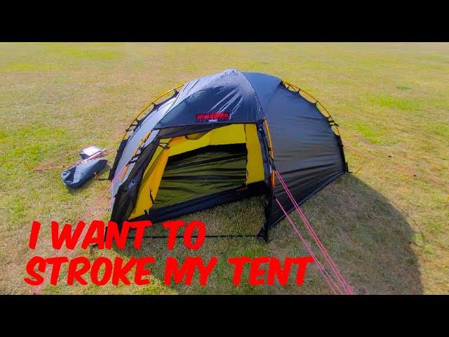 Hilleberg Soulo Tent - first time pitch, a look round & why I bought it.