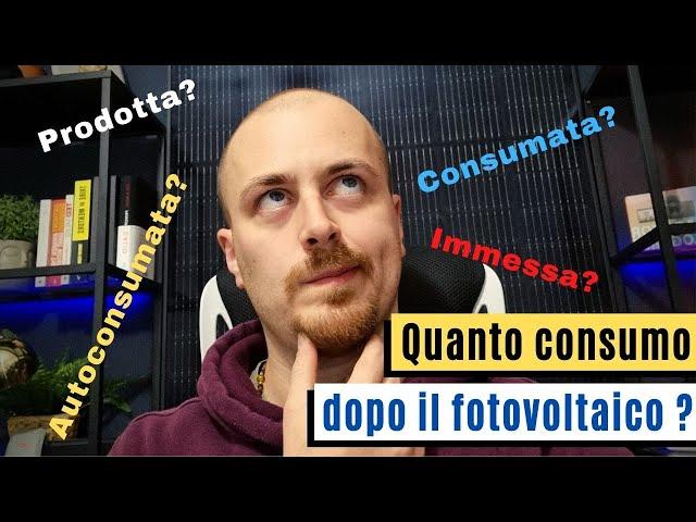 FAQ FOTOVOLTAICO - Quanto consumo dopo il fotovoltaico?