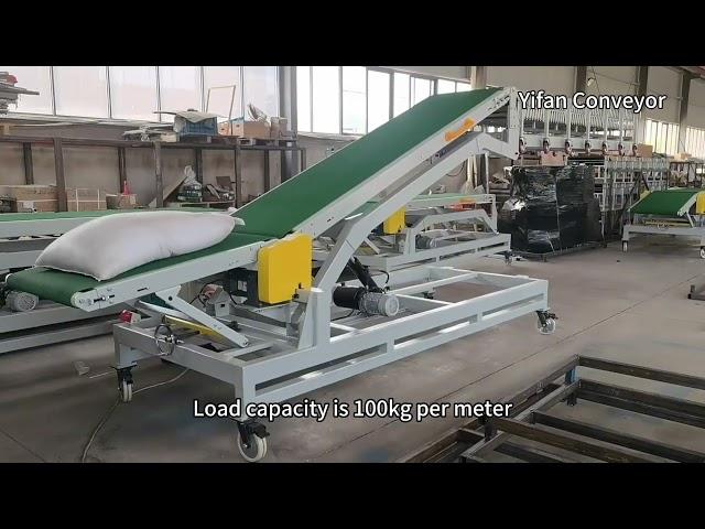 100KG Heavy Duty Truck Loading Belt Conveyor