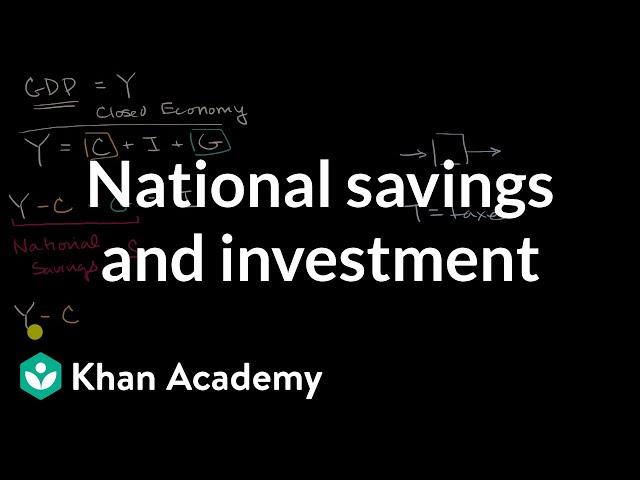 National savings and investment | Financial sector | AP Macroeconomics | Khan Academy
