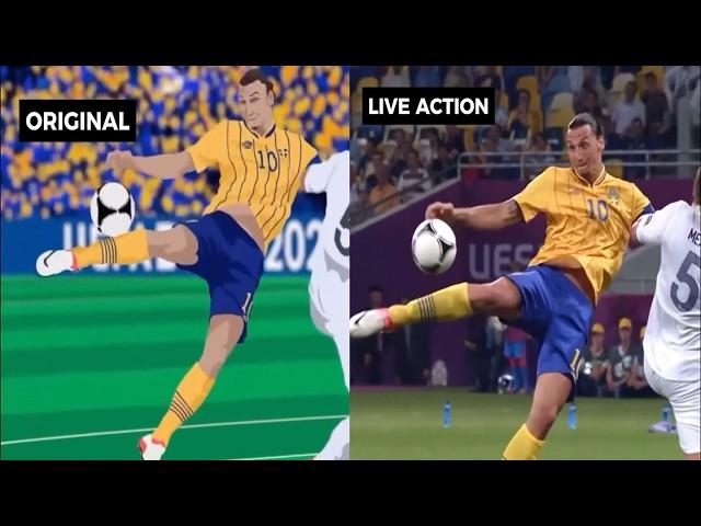 Euro 2024 Intro and Outro Animated vs Real Action