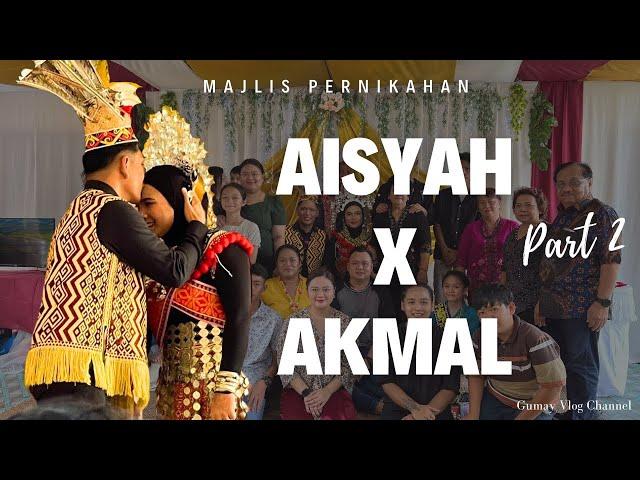 Majlis Perkahwinan Iban dan Melayu /Aisyah & Akmal (Part 2) #malaysia #sarawak #kahwin #borneo #niah