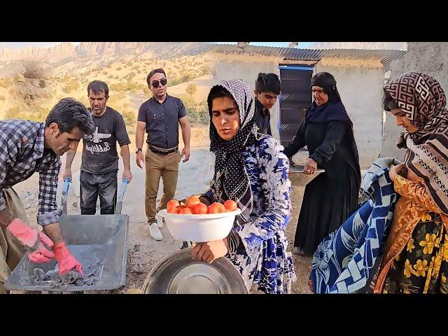 Crafting a Culinary Haven: The Grandama Family's Journey to Build a Kitchen in the Heart of Zagros