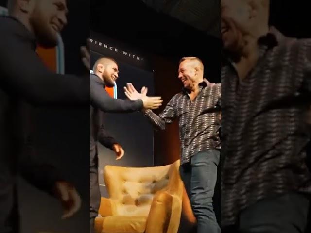 Georges St-Pierre Mercifully Spares Khabib's Life