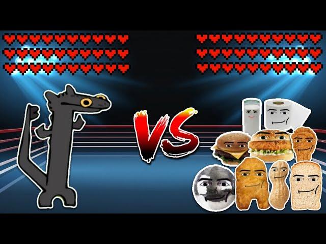 Giant Toothless vs 10 Gegagedigedagedago! Meme battle