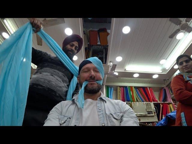 Foreigner Wears A Turban In India ‍️