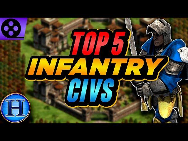 Top 5 Best Infantry Civilizations | AoE2