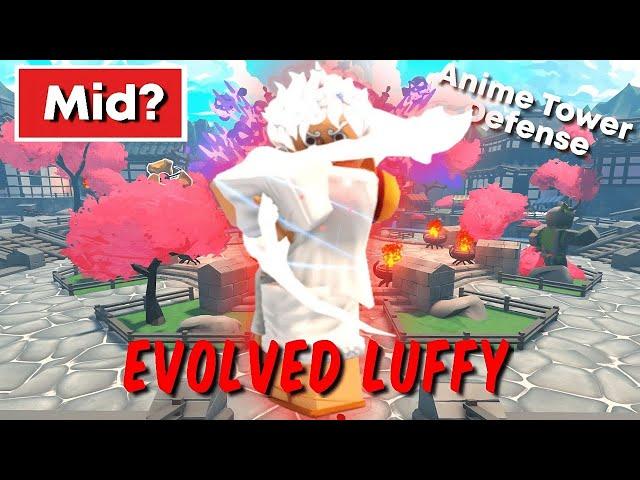 I Evolved Luffy In This Game And Hes... | Anime Tower Defense