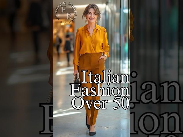 Elegant Italian Ladies with Great Style Over 60 | Mature Fashion