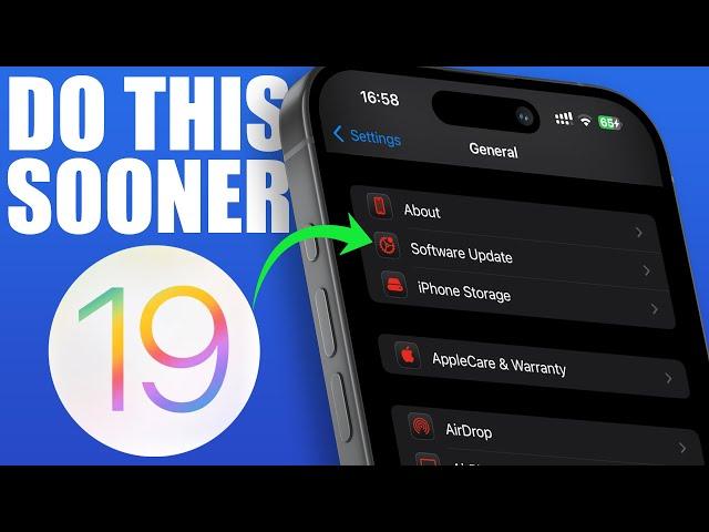 Prepare Your iPhone to UPDATE to iOS 19 Beta !