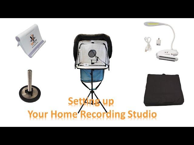 Voice Over MObile recording booth set up and use instructions