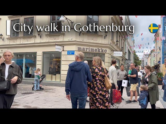 Gothenburg City Walk: Discovering the City Parks and streets in 4k