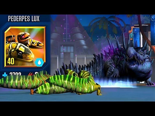 PEDERPES LUX VS IMPERATOSUCHUS | JURASSIC WORLD THE GAME