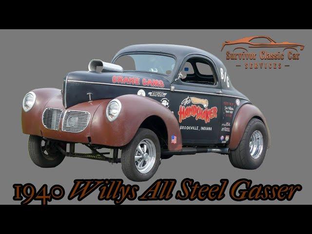 1940 Willys Coupe All Steel Gasser Supercharged 5 Speed