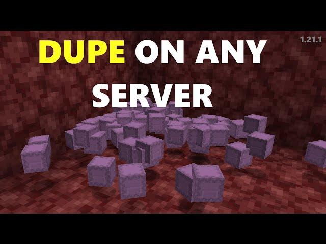 Dupe That Works On Every Server In Minecraft!