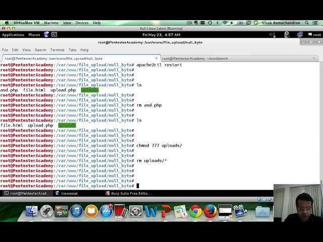 Null byte Injection file uploads
