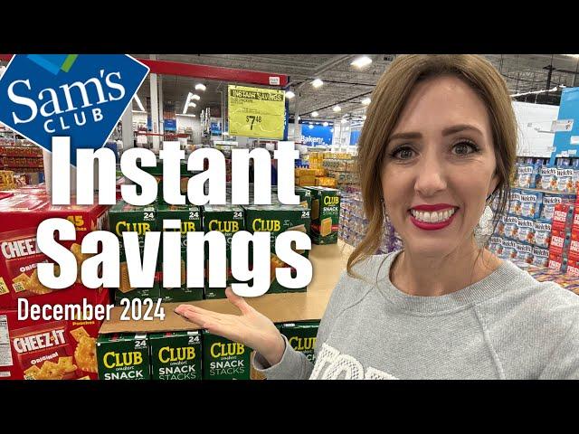 Sam's ClubINSTANT SAVINGSDecember 2024!! || TONS of Instant Savings!! Save BIG