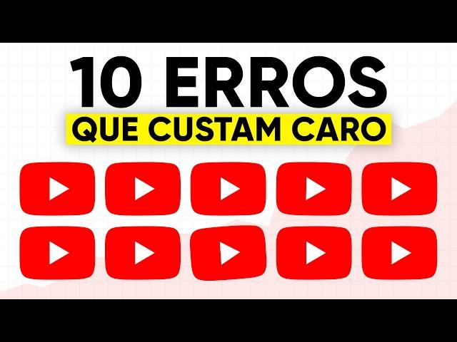 10 PIORES MANEIRAS DE MONETIZAR UM CANAL